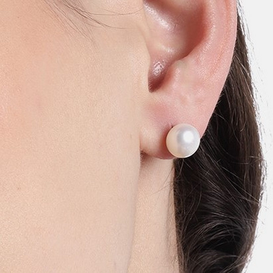 Simple Pearl 925 Sterling Silver Earring Combo