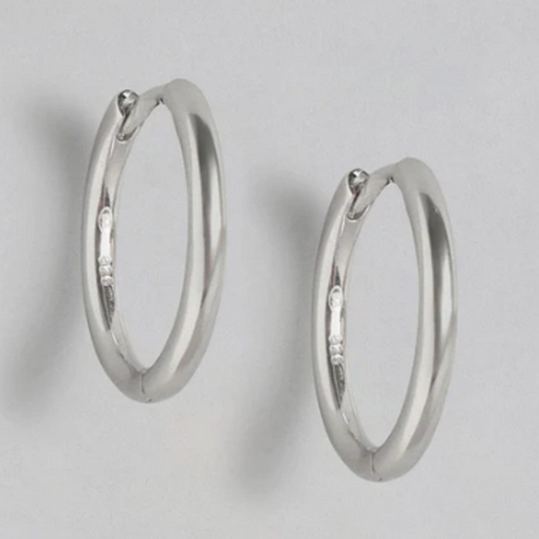 Minimal Duo Hoops 925 Sterling Silver Earring Combo
