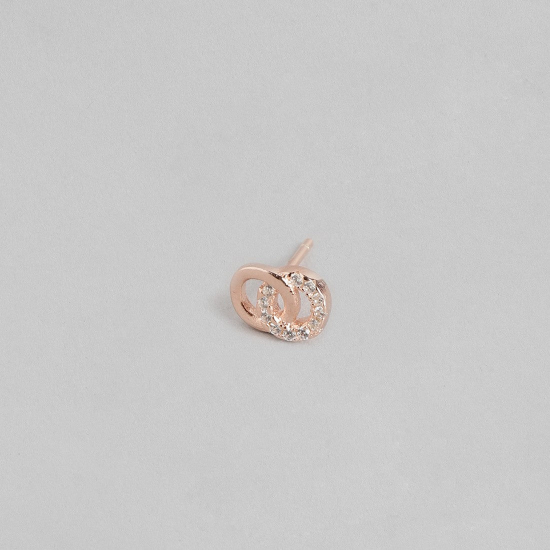 Hoop & Loop Rose Gold 925 Silver Jewellery Set - Valentine's Gift