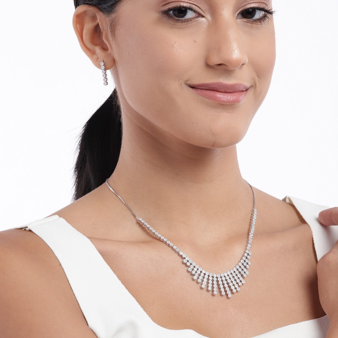 Classic Regal 925 Sterling Silver Jewellery Set
