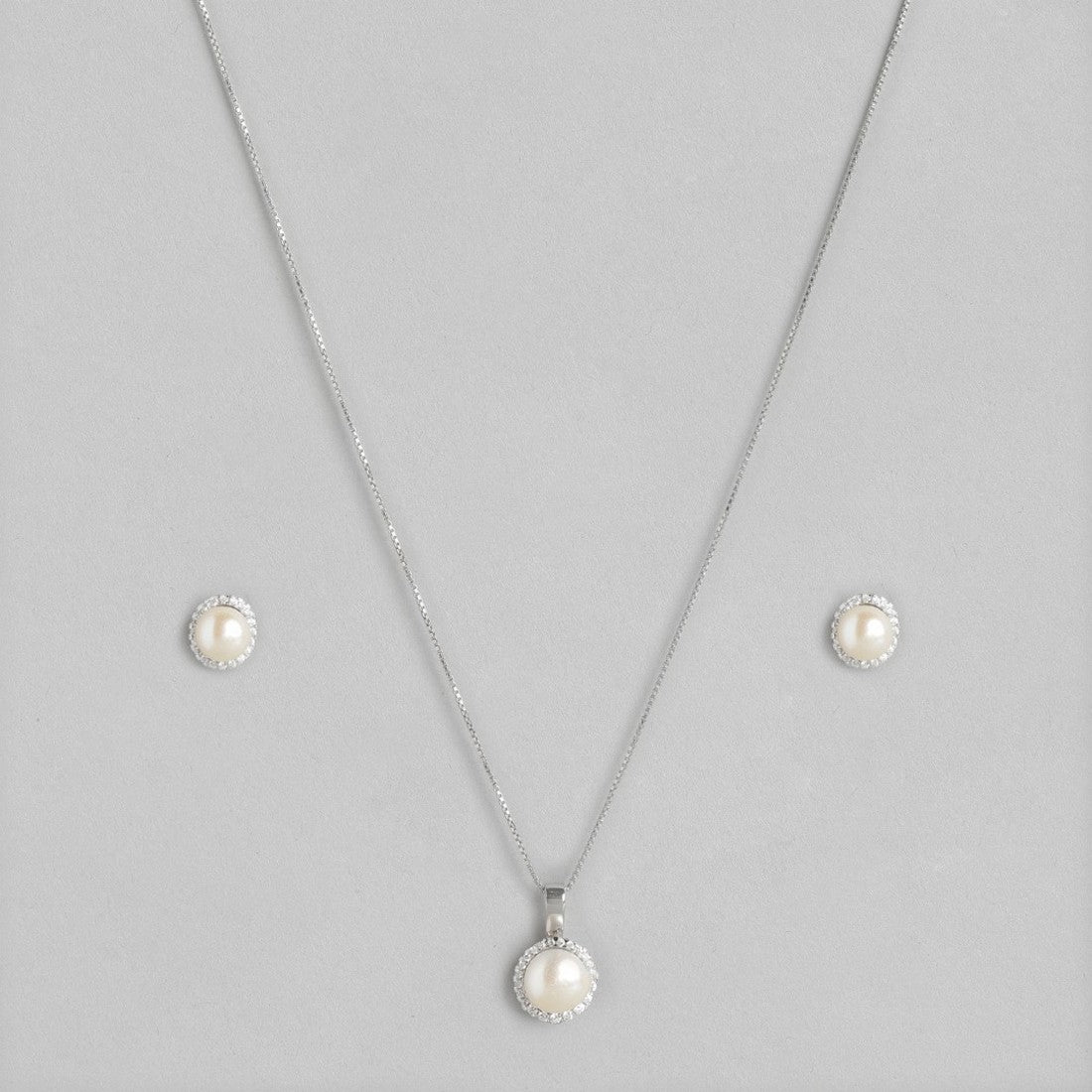 Pearl & You 925 Silver Jewellery Set