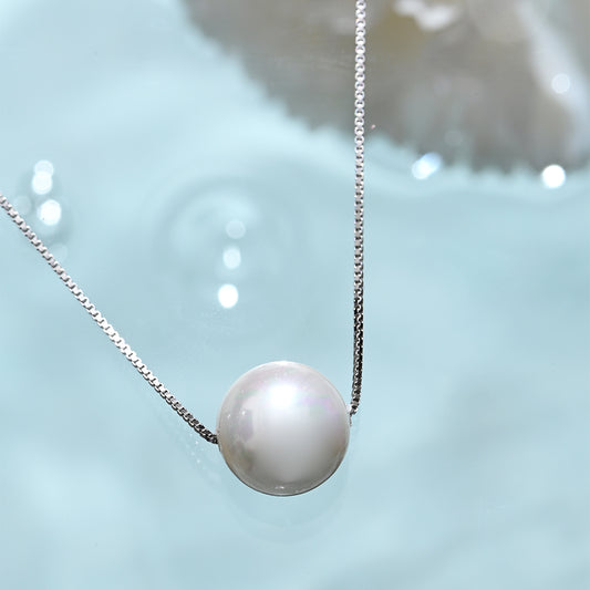 Pearl Eyed Senorita 925 Silver Rhodium Plated Necklace