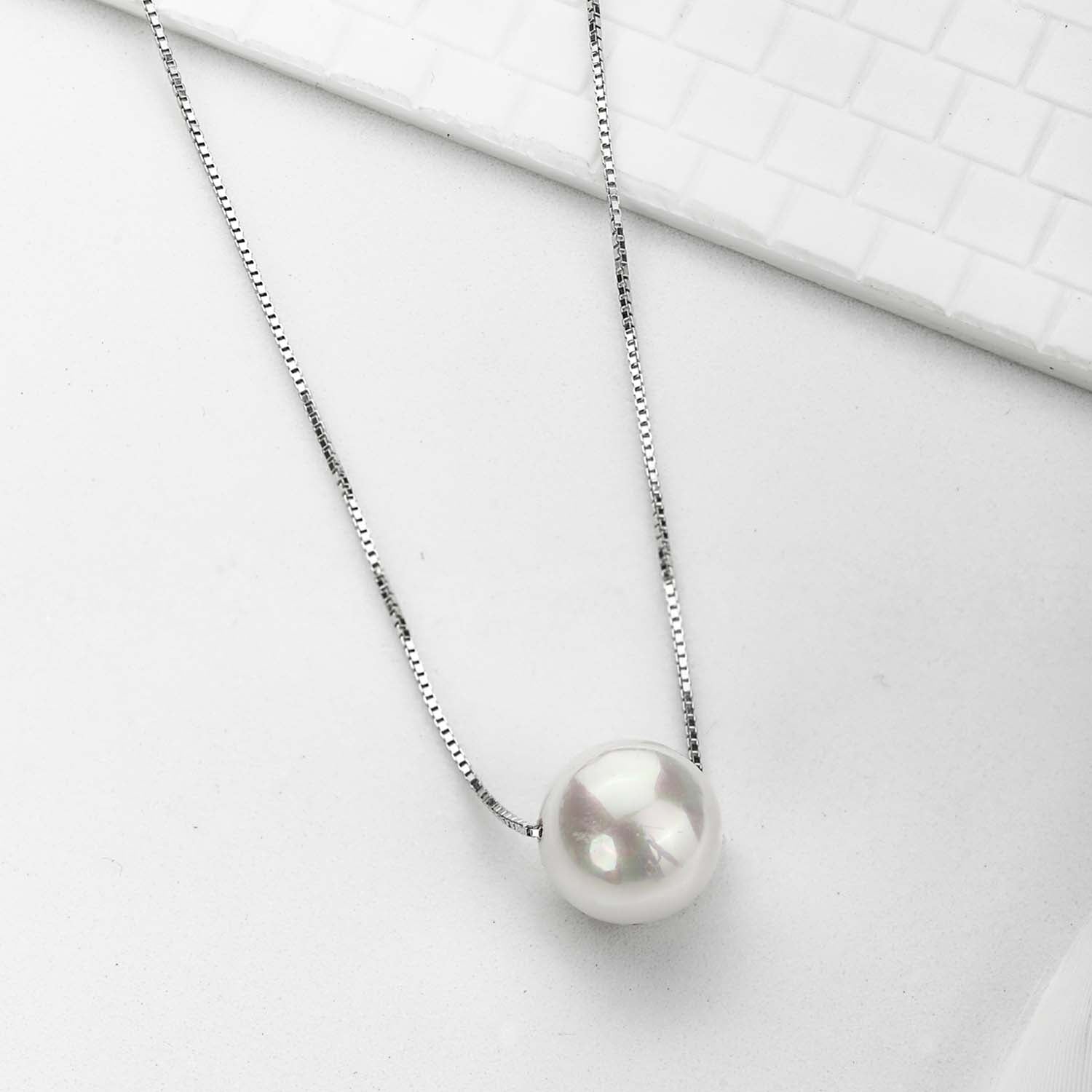 Pearl Eyed Senorita 925 Silver Necklace