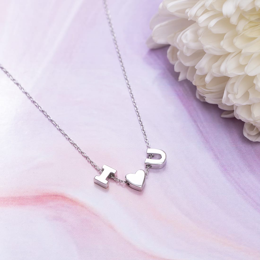 I Love You 925 Sterling Silver Necklace