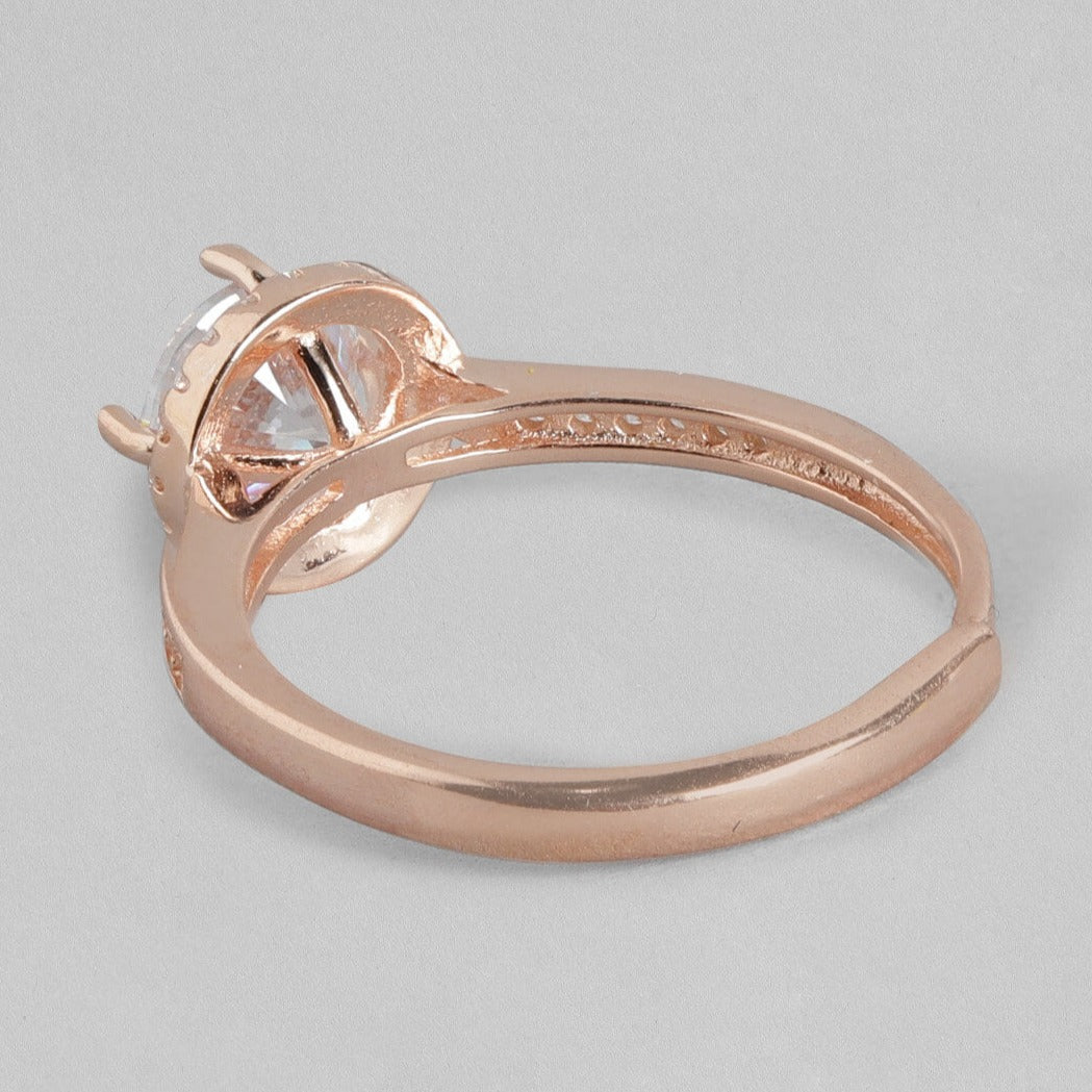 Merilyn Monroe 925 Silver Ring In Rose Gold (Arundhati Chatterjee X Zavya)