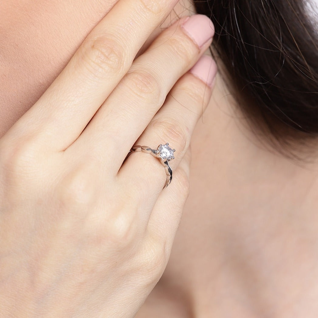 Michooyel 18K Vergulde Eenvoudige 2CT Peer Cubic Zirkonia Eeuwigheid Michooyel 18K Vergulde Eenvoudige 2CT Peer Cubic Zirkonia Eeuwigheid