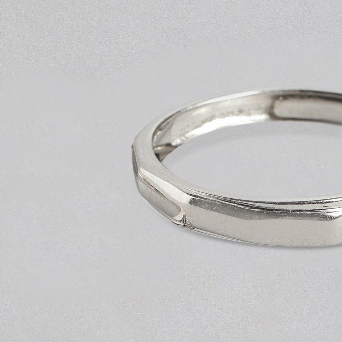 Cohort Band 925 Sterling Silver Ring for Him (Adjustable)
