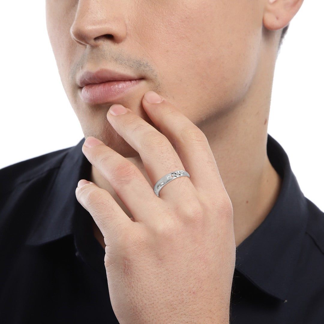 Timeless 925 Sterling Silver Ring for Him