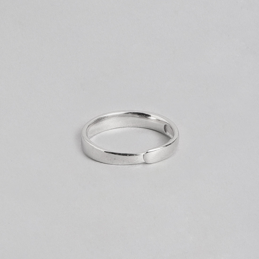 Love Line Rhodium Plated 925 Silver Women Ring