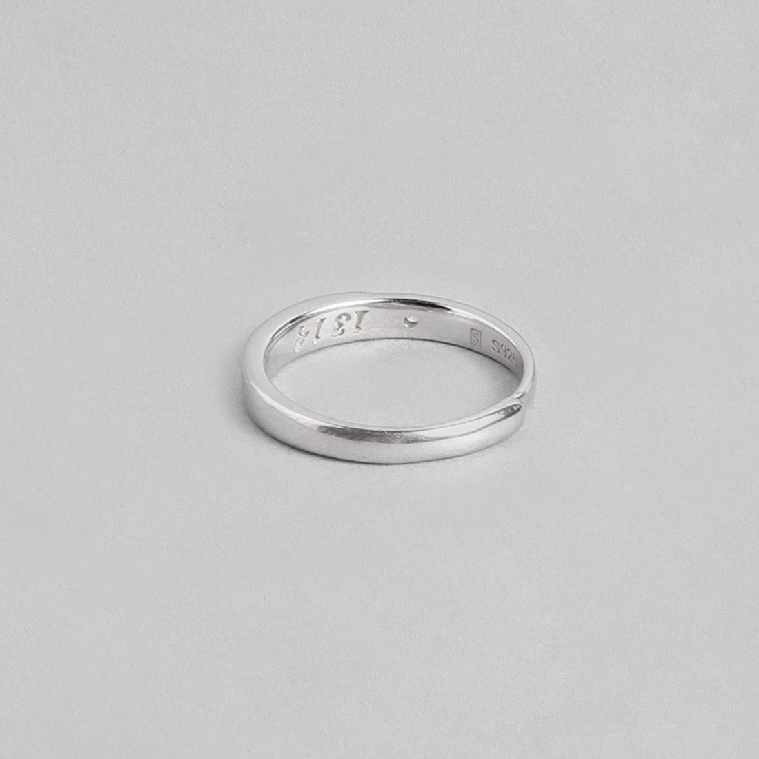 Modern LOVE Women 925 Sterling Silver Ring (Adjustable)